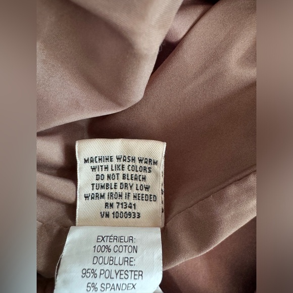 L.L. Bean Vintage Womens Windowpane Cotton Trousers Classic Fit Size 8 M/T Lined - Picture 9 of 10